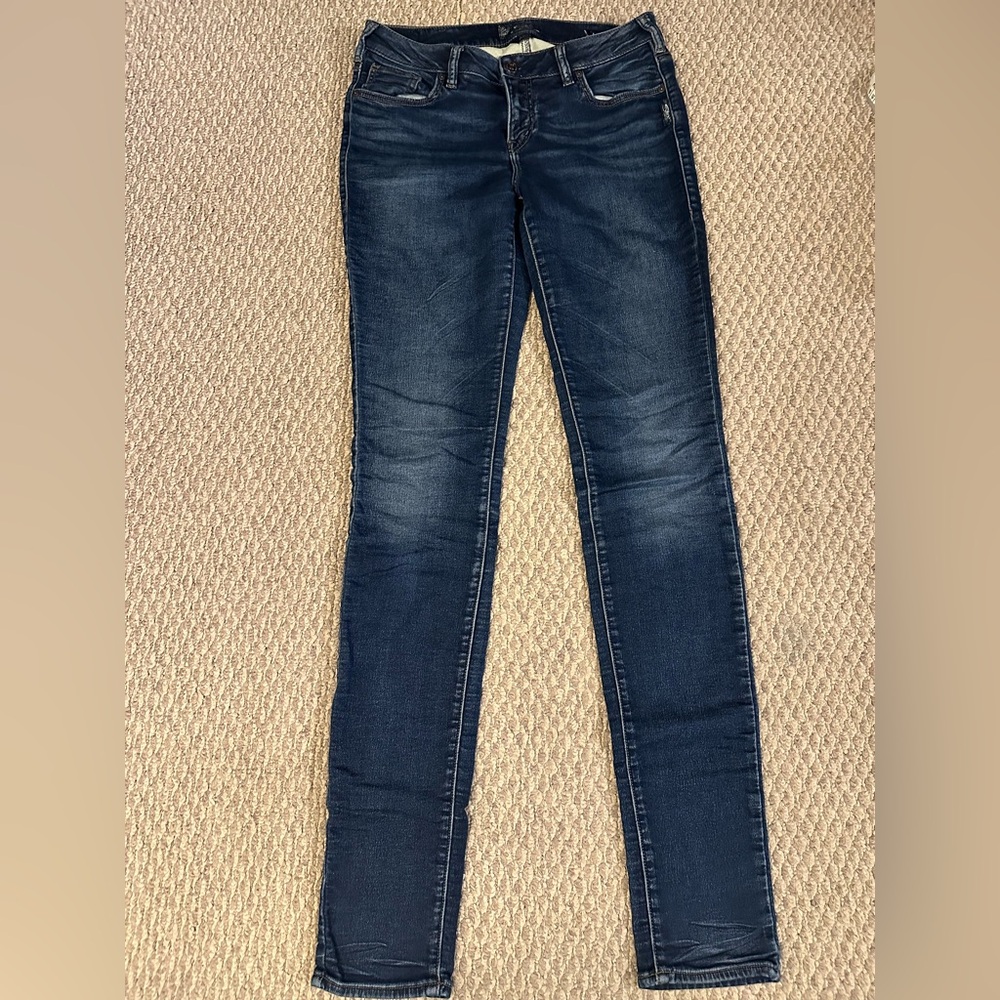 Aiko Women's Deep Blue Skinny Jeans Tall